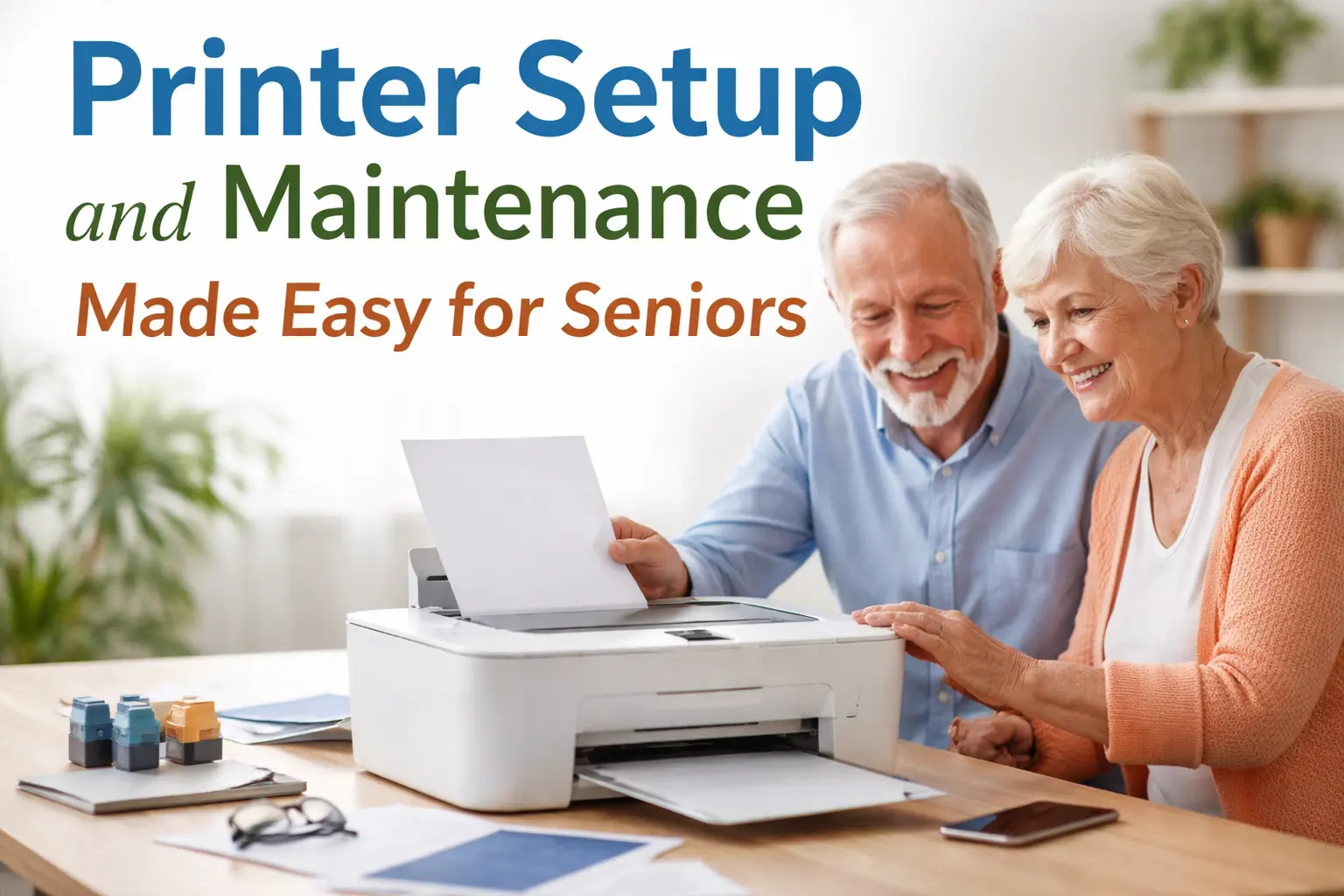 Printer Setup and Maintenance Made Easy for Seniors
