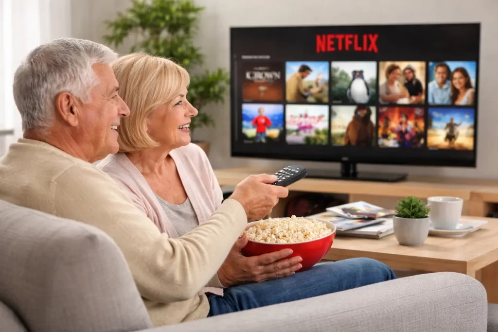 How Seniors Can Find Enjoyable Movies and Shows on Netflix