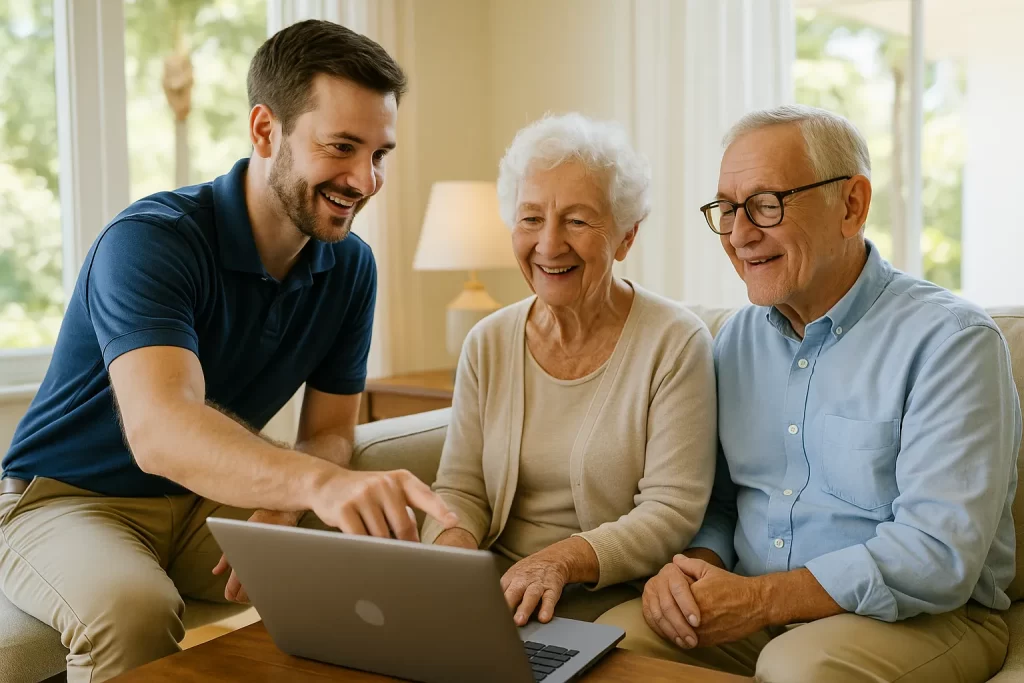 Helping Adult Children Arrange Tech Support for Parents in Manatee County