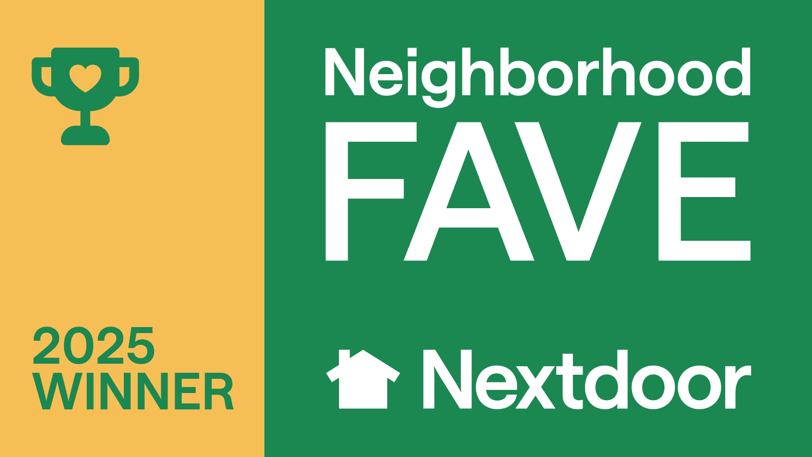 Nextdoor Neighborhood Fave 2025 badge for Tech Assist For Seniors