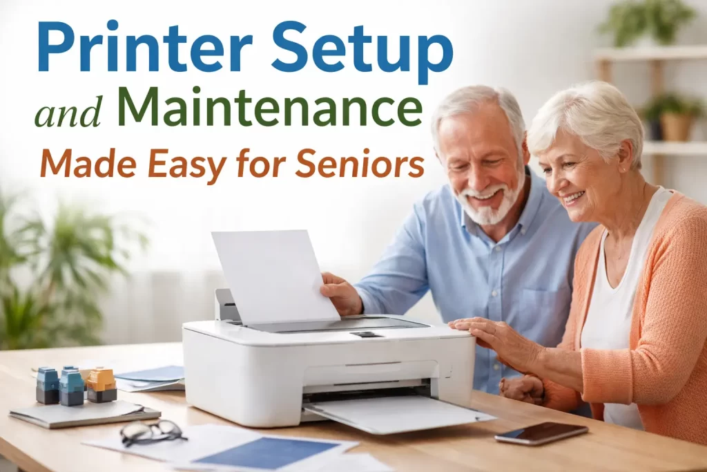 Printer Setup and Maintenance Made Easy for Seniors
