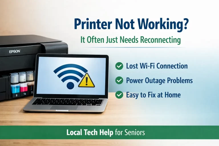 Printer Not Working? It Often Just Needs Reconnecting