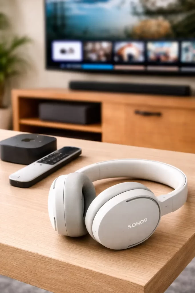 Helping a Senior Connect Sonos Ace Headphones to Apple TV