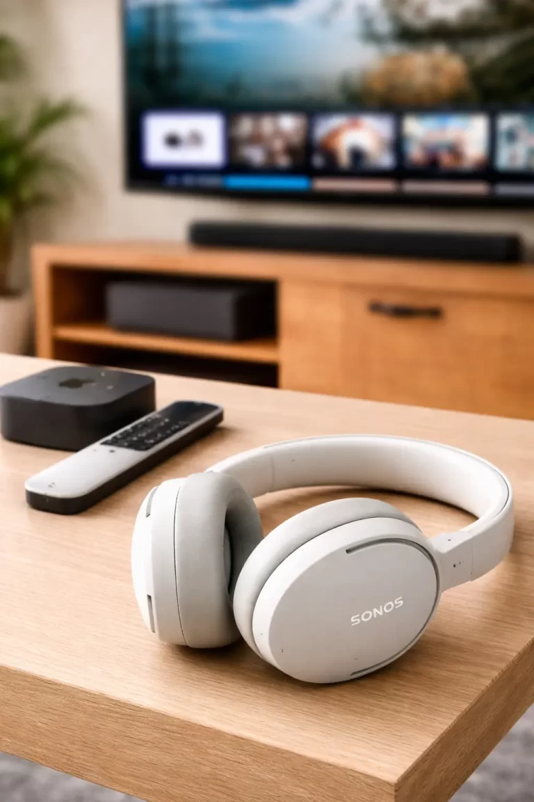 Helping a Senior Connect Sonos Ace Headphones to Apple TV